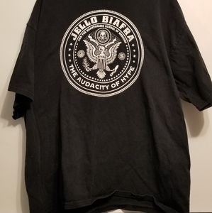 2/20$ Vintage Jello Biafra Tour shirt black mens size XXL Gildan Ultra Cotton